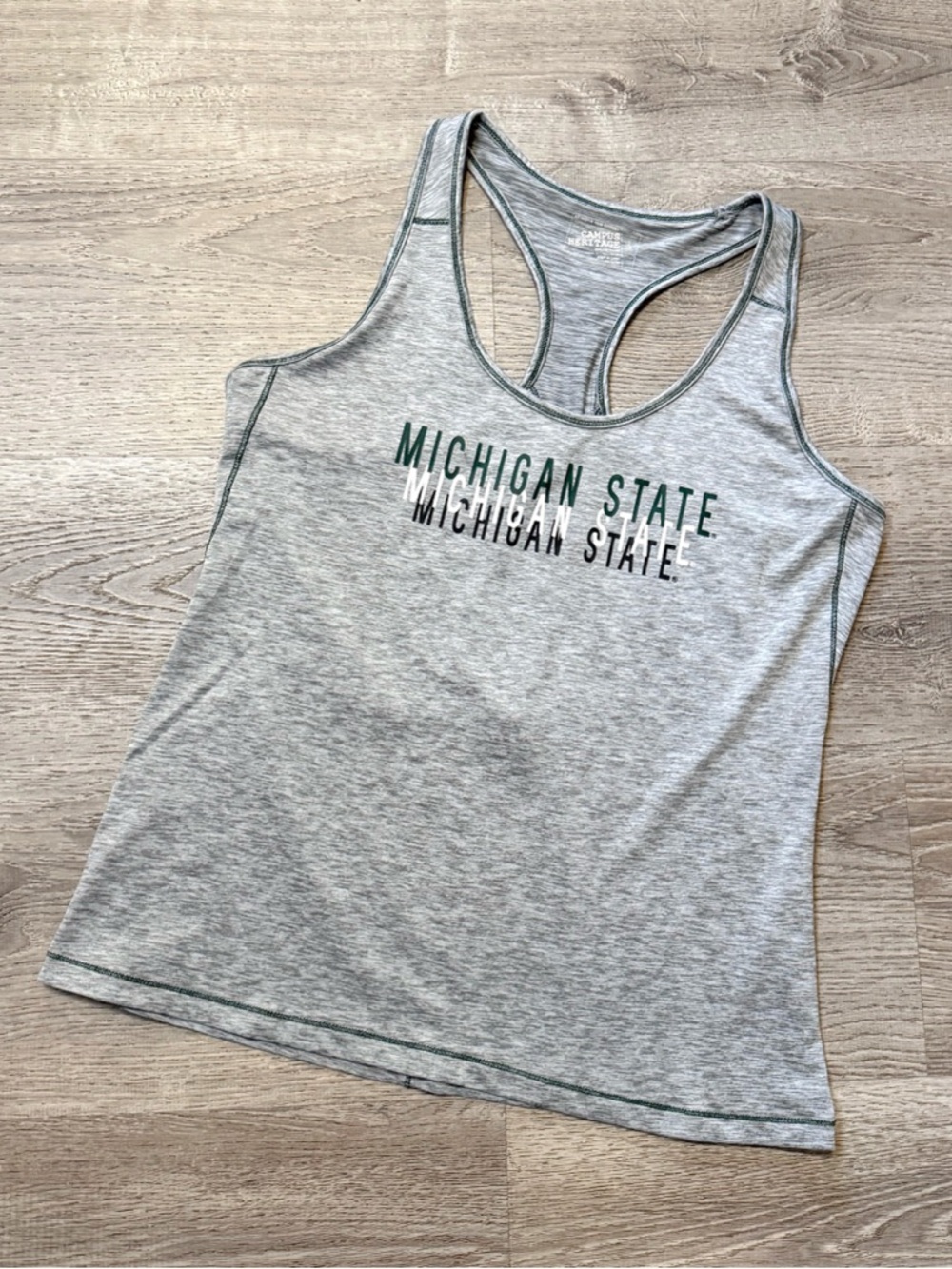 •CAMPUS HERITAGE• MICHIGAN STATE TANK TOP